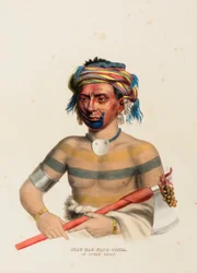 SHAU-HAU-NAPO-TINTA. UN CAPO IOWAY.