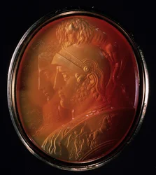 Cammeo con Marte e Bellona, ca 1784