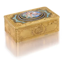 Scatola con uccello cantante, c.1840