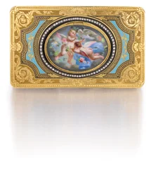 Scatola con uccello canoro, c.1840