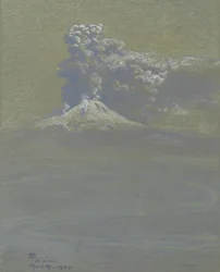 Una pioggia di cenere su Ottaviano, 14 aprile 1906