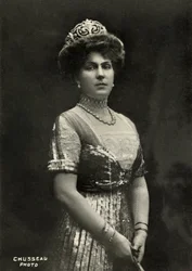 Ritratto di Vittoria Eugenia Giulia regina di Spagna (1887)