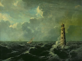 Paesaggio Marino con Faro
