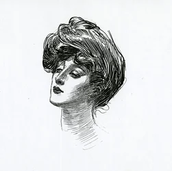 Una Ragazza Gibson, c.1902