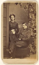 [Generale George Brinton McClellan e sua moglie]