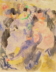 Disegno per Nana di Zola, 1915-16
