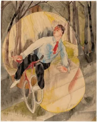 Nel vaudeville, il ciclista