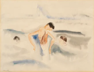 Tre figure in acqua
