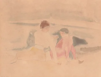 Senza titolo (Due donne e barche)