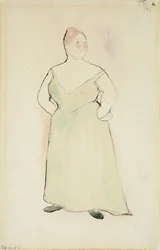 Donna in abito da sera