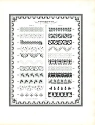 Collezione di bordi decorativi (stampa)