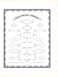 Serie di cartigli decorativi (stampa)