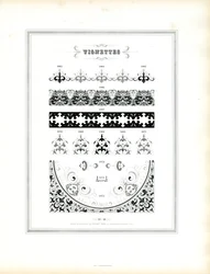 Vignette decorative ed elementi di bordura (stampa)