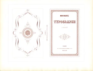 Modelli di design per i frontespizi tipografici (stampa)