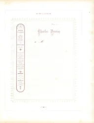 Carta intestata elegante con barra laterale tipografica (stampa)