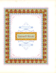 Magnifica cornice cromolitografica (stampa)