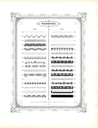 Bordi ornamentali e vignette, Corpo 20 (continuazione) (stampa)