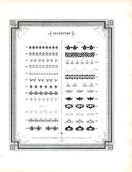Bordi ed elementi decorativi ornamentali (stampa)
