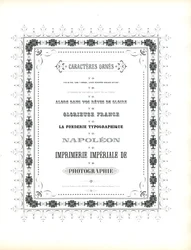 Caratteri tipografici ornamentali con cornice decorativa (stampa)