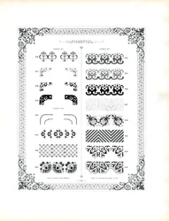 Vignette ornamentali e pezzi d