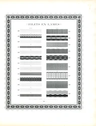 Regole campione tipografiche con cornice ovale (stampa)
