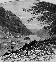 Il basso canyon, 1883