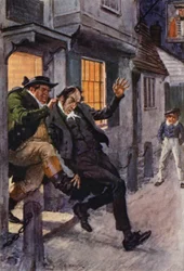Illustrazione per Il Circolo Pickwick di Charles Dickens