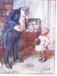 Come sono le tue inclinazioni per sei pence, illustrazione da La Prescrizione del Dottor Marigold, 1910