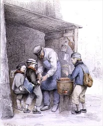 Il venditore di castagne