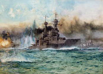 H.M.S Vanguard alla Battaglia dello Jutland, 1924