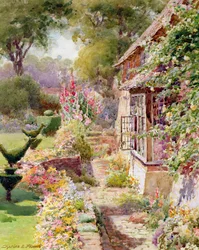 Giardino di Kings Manor a East Hendred, Oxon