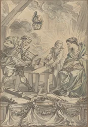 La Sacra Famiglia nella bottega del falegname