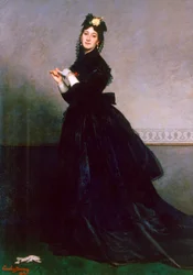 La donna con il guanto, 1869