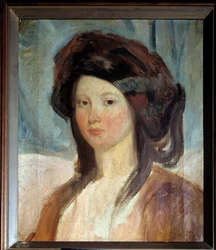 Ritratto di Juliette Drouet, attrice e amante di Victor Hugo