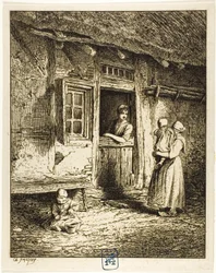 Ingresso di una casa di contadini