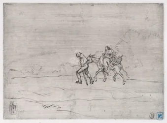Fuga in Egitto, 1848