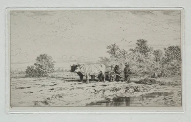 Paesaggio, lavoratori, 1845