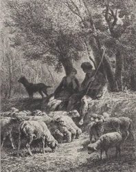 Scena pastorale, 1864