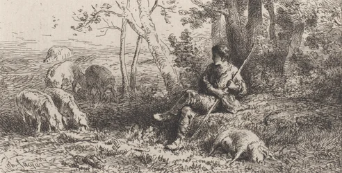 Piccolo branco di maiali, 1864