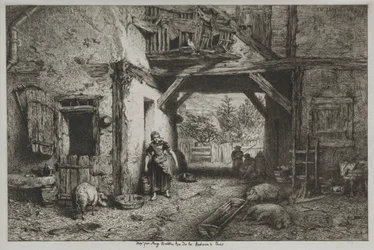 Il cortile della fattoria