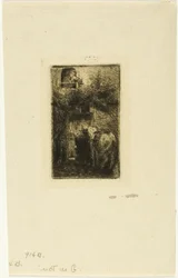 Donna alla finestra di una locanda