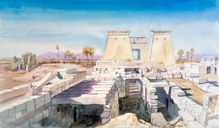 Karnak, Egitto, 1863