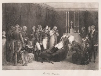Morte di Napoleone, inizio XIX secolo