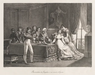 Giuseppina rinuncia ai suoi diritti, inizi XIX secolo (litografia)