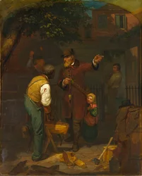 Un immigrato tedesco che chiede indicazioni