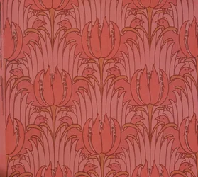 Carta da parati disegnata da Voysey, Vittoriana