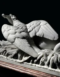 Figura a grandezza naturale di Rhodopis su piedistallo, 1862