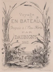 Frontespizio, Voyage en bateau, 1862