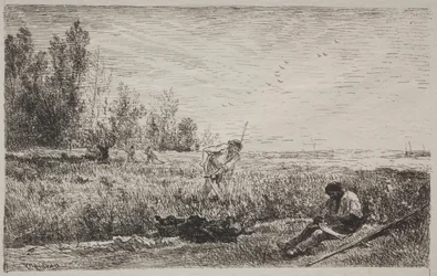 Fienagione, impressione originale 1862, stampata nel 1921