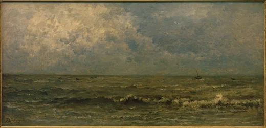Il mare, tempo grigio